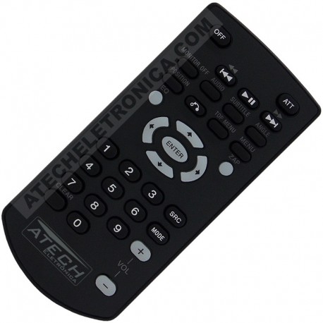 Controle Remoto DVD Automotivo Sony RM-X170 / XAV-W60 / XAV-63 / XAV-64BT / XAV-62BT / XAV-622