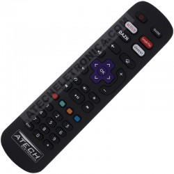 Controle Remoto TV AOC Roku TV 32S5195/78G / 43S5195/78G com Netflix / GloboPlay / DAZN / Deezer (Smart TV)
