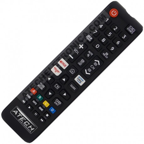 Controle Remoto TV LED Samsung BN59-01315B com Netflix / Prime Video / Rakuten TV (Smart TV)