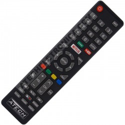 Controle Remoto TV LED Cobia CTV50UHDSM / Haier HR58U3SDK1 com Netflix e Youtube (Smart TV)