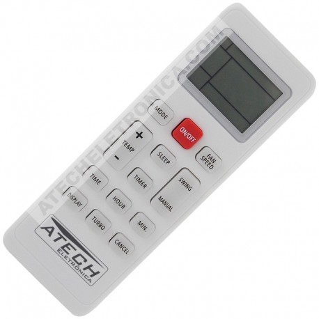 Controle Remoto Ar Condicionado Philco PAC9000TFM9 / PAC12000TFM9