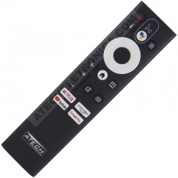 Controle Remoto TV Aiwa AWS-TV-55-BL-01-A / AWS-TV-65-BL-01-G / AWS-TV-75-BL-01-G (Smart TV)