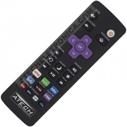 Controle Remoto Universal Smart TV Box Roku Express + Smart TV
