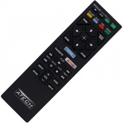Controle Remoto Blu-Ray Sony RMT-VB100U / BDP-BX350 / BDP-BX650 / BDP-S1500 / BDP-S3500 / BDP-S5500 / BDP-S6500 com Netflix