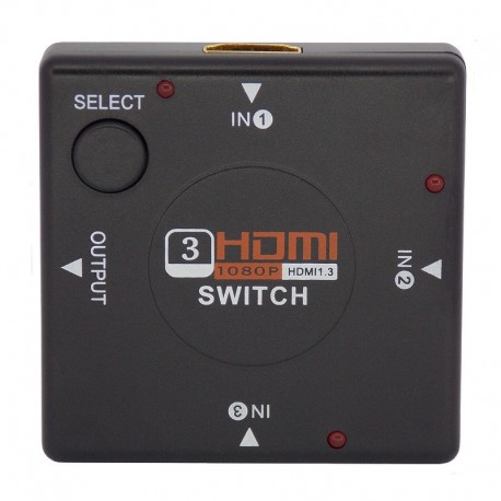 Mini Chaveador HDMI (Switch) 3 Entradas
