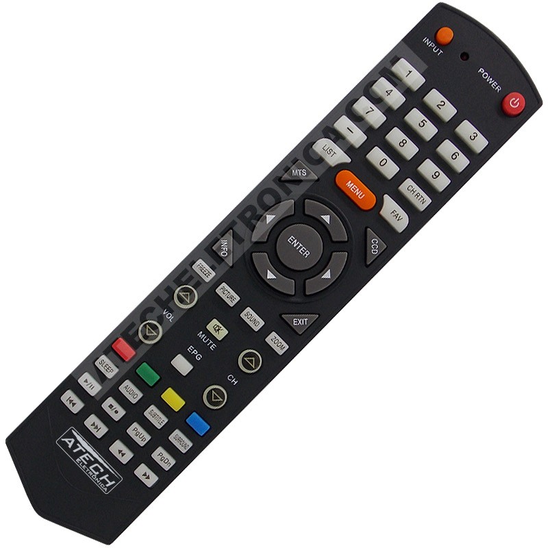 Controle Remoto TV Semp Toshiba STI CT-6390 / LE1958W / LE2458F (Smart TV)