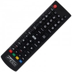 Controle Remoto Universal TV LED / LCD Samsung e LG com Função Smart / Futebol / 3D