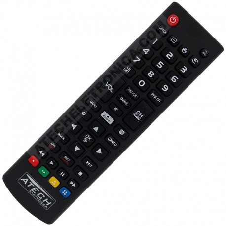 Controle Remoto Universal TV LED / LCD Samsung e LG com Função Smart / Futebol / 3D