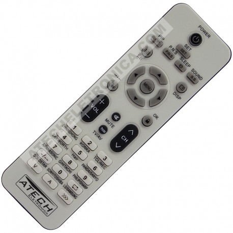 Controle Remoto Universal TV LED e LCD - Mais de 100 Marcas Nacional e Importada