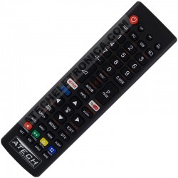 Controle Remoto Universal TV LCD / LED / Smart TV RM-L1376M com Netflix e Youtube