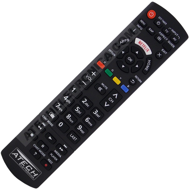 Controle Remoto TV Panasonic (Smart TV)