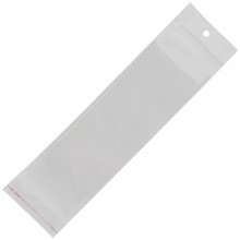 Embalagem Plástico com Solapa Controle Remoto 25cm x 8cm (Pacote 100 Unidades)